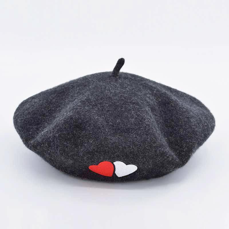 Soft and comfy wool beret hat for women
