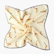 Load image into Gallery viewer, Elegant Natural Silk Yellow Bandanas Women Best gifts for women