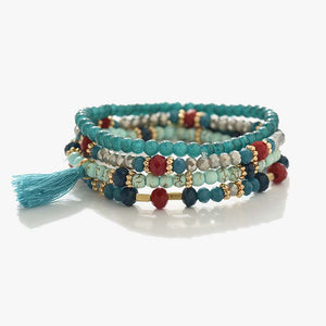 Natural stone bead bracelets can be nice gifts for boys and girls