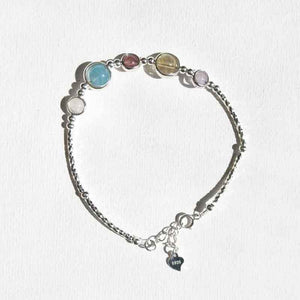 Beautiful and fashionable sliver bracelet birthday gift for women