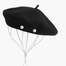 Load image into Gallery viewer, Fashionable and simple women black beret