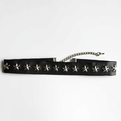 Gothic Leather Choker for girls punk handcrafted accessories for girls