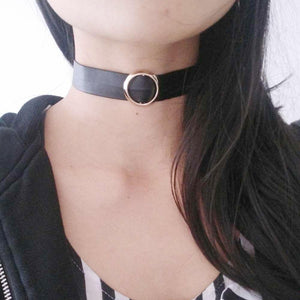 Leather choker for women from Osurpri