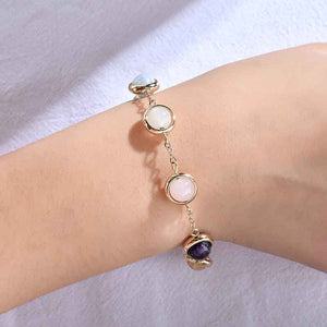 Fashionable gold-plated bracelets for girls