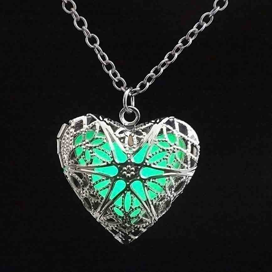 Womens and mens glow necklace