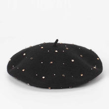 Load image into Gallery viewer, Fashionable and elegant wool women beret for winter and autumn
