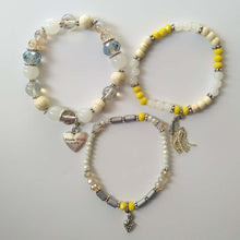 Load image into Gallery viewer, Yellow Charming Beaded Bracelets Made With Love