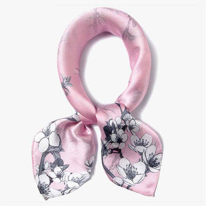 Pink bandanas Silk scarf for women birthday / anniversary /Christmas gifts for girlfriends