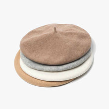 Load image into Gallery viewer, Fashionable and simple wool beret hats for men and women