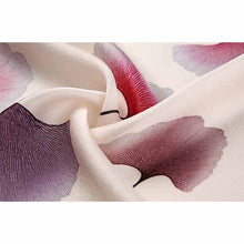 Load image into Gallery viewer, Women Beautiful Natural Silk Bandana Pink/Cream