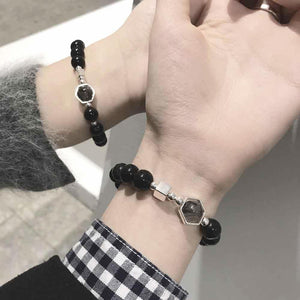 Gemstone bracelet for boyfriend and girlfriend