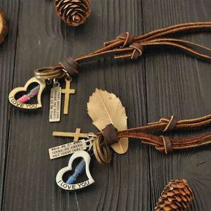 Cute Heart Sand Glass Pendant Necklace Girl/Boy Friend/Couple
