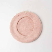 Load image into Gallery viewer, Comfy&amp;soft Pear Wool Pink Beret Hats