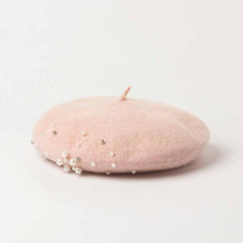 Load image into Gallery viewer, Comfy&amp;soft Pear Wool Pink Beret Hats