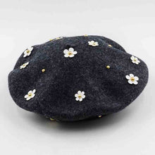 Load image into Gallery viewer, Cute Little Flowers Wool Berets Hats