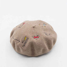 Load image into Gallery viewer, Comfy and soft wool beret hat for women
