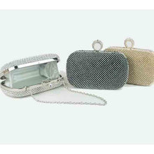 Load image into Gallery viewer, Diamond Purse for Women Gloden/Silver/Black