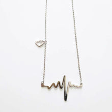 Load image into Gallery viewer, Heartbeat Pendant Necklace 