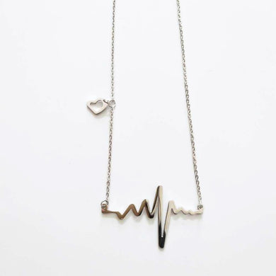 Heartbeat Pendant Necklace 