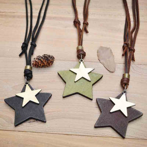 Creative gift star pendant necklace fashionable and cute