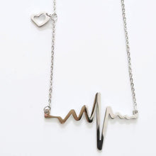 Load image into Gallery viewer, Heartbeat Pendant Necklace
