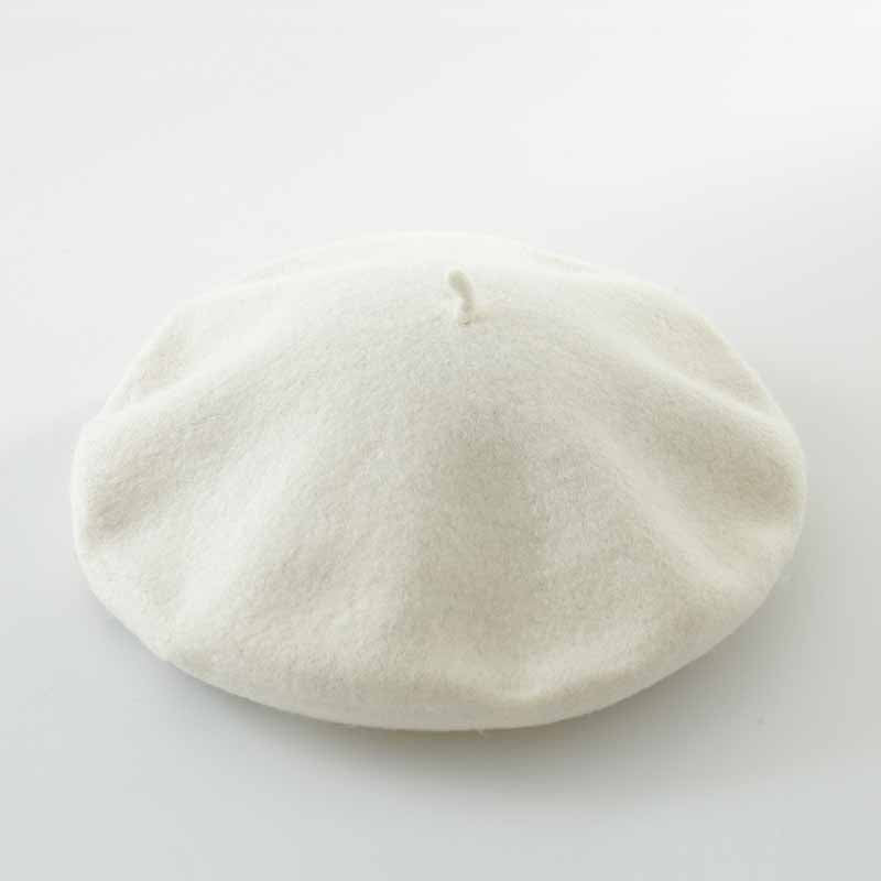 Embroidery Owl Wool Beret 4 Colors