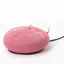 Load image into Gallery viewer, Pink beret hat for women 