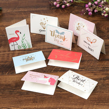 Load image into Gallery viewer, Thank you/best wishes/thank you/love cards