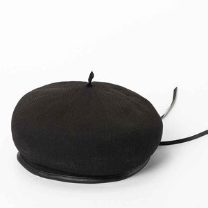 Spring and summer black beret cap for women 