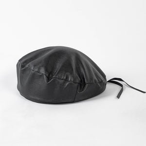 Simple but Fashional PU Leather Beret Hat for Women