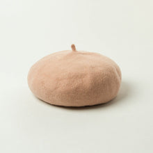Load image into Gallery viewer, Simple Fashionable Women White Wool Beret Beanie Lady Hat