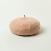 Load image into Gallery viewer, Simple Fashionable Women Black Wool Beret Beanie Lady Hat