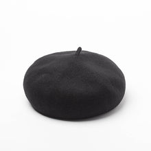 Load image into Gallery viewer, Simple Fashionable Women White Wool Beret Beanie Lady Hat