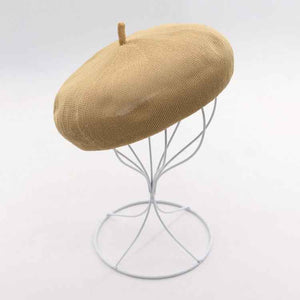 Comfy summer and spring beret hat for women