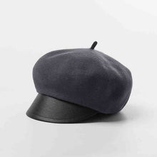 Load image into Gallery viewer, Simple&amp;Fashionable Peak Cap Wool Beret