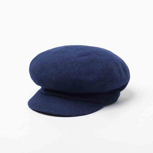 Wool blue beret
