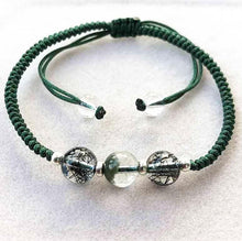 Load image into Gallery viewer, Fortunate green phantom crystal bracelet for men and women