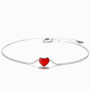 Meaningful little heart bracelet Chain for girl friend best friend