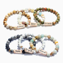 Load image into Gallery viewer, Best friend beaded bracelets gifts for 3