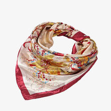 Load image into Gallery viewer, White/Yellow Bandana Print Scarves