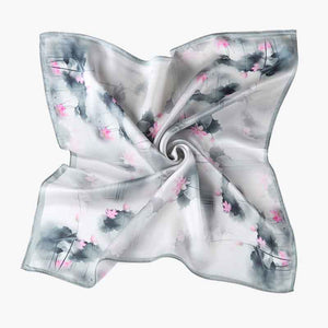 Fashionable Natural Silk Lotus Bandana Women