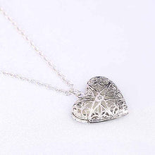 Load image into Gallery viewer, Hollow Heart Glow Locket Necklace