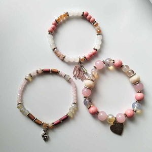Handcrafted bead bracelets gifts for girls