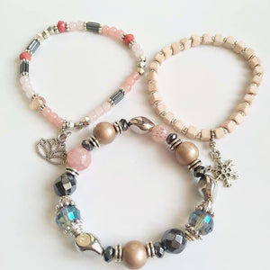 Very meaningful layers beaded bracelets for women