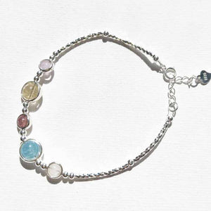 Lucky Moon stone crystal bracelet for women