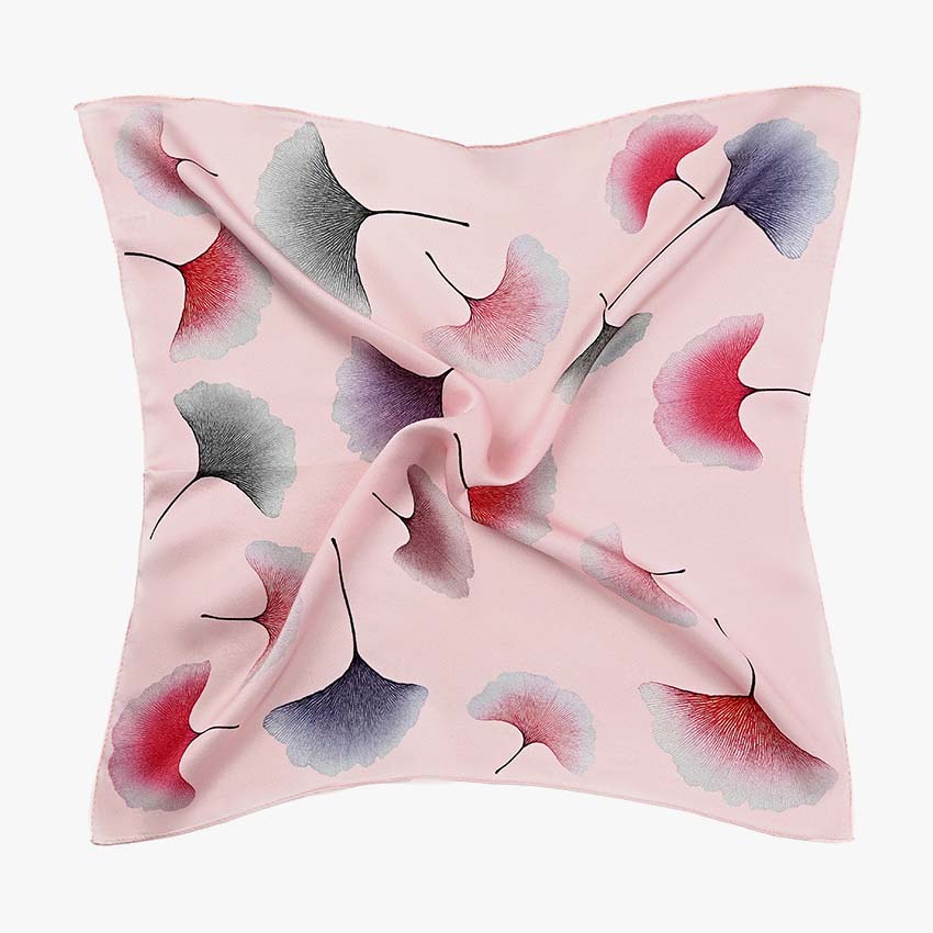Beautiful Natural Silk Pink Bandana birthday gifts for women