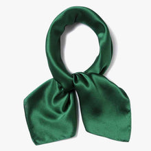 Load image into Gallery viewer, Silk Green bandana Decent gift for women birthday/anniversary gift