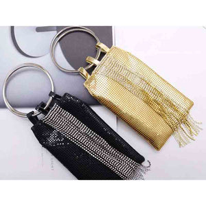 Women Diamond Handbag Golden/Sliver