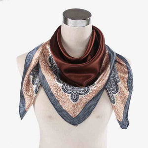 Blue/Coffee Bandana Scarves