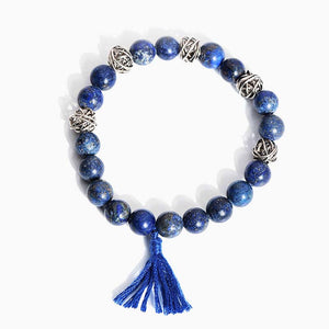 Blue Gemstone Beads Bracelet for your boy friend,girl friend or family